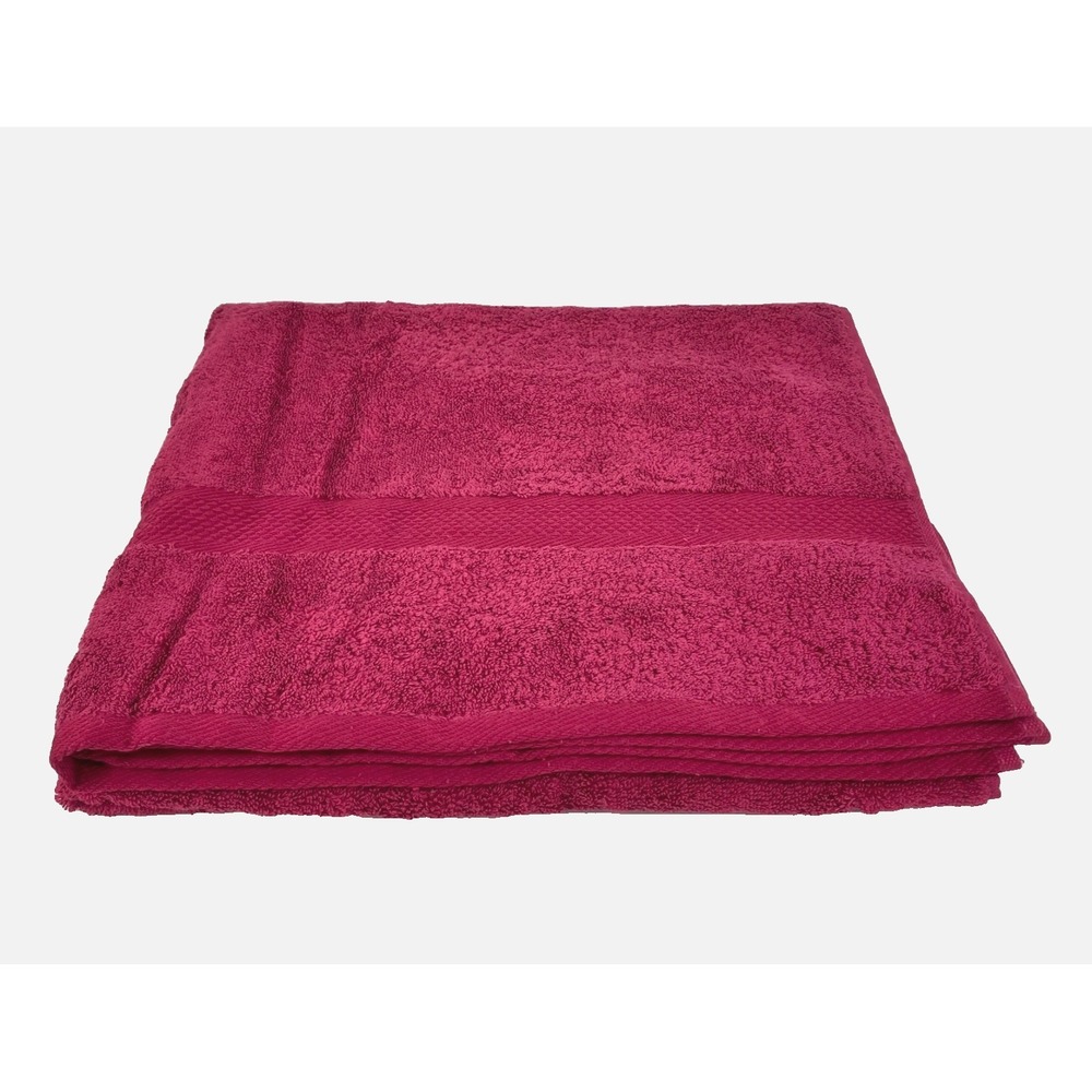 NEW Lands End Bath Towel XL 30 x 57 Turkish 100% Combed Cotton Absorbent Fuschia